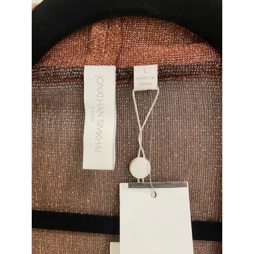 Jonathan Simkhai NWT Cover-Up in Copper Metallic - Picture 8 of 9